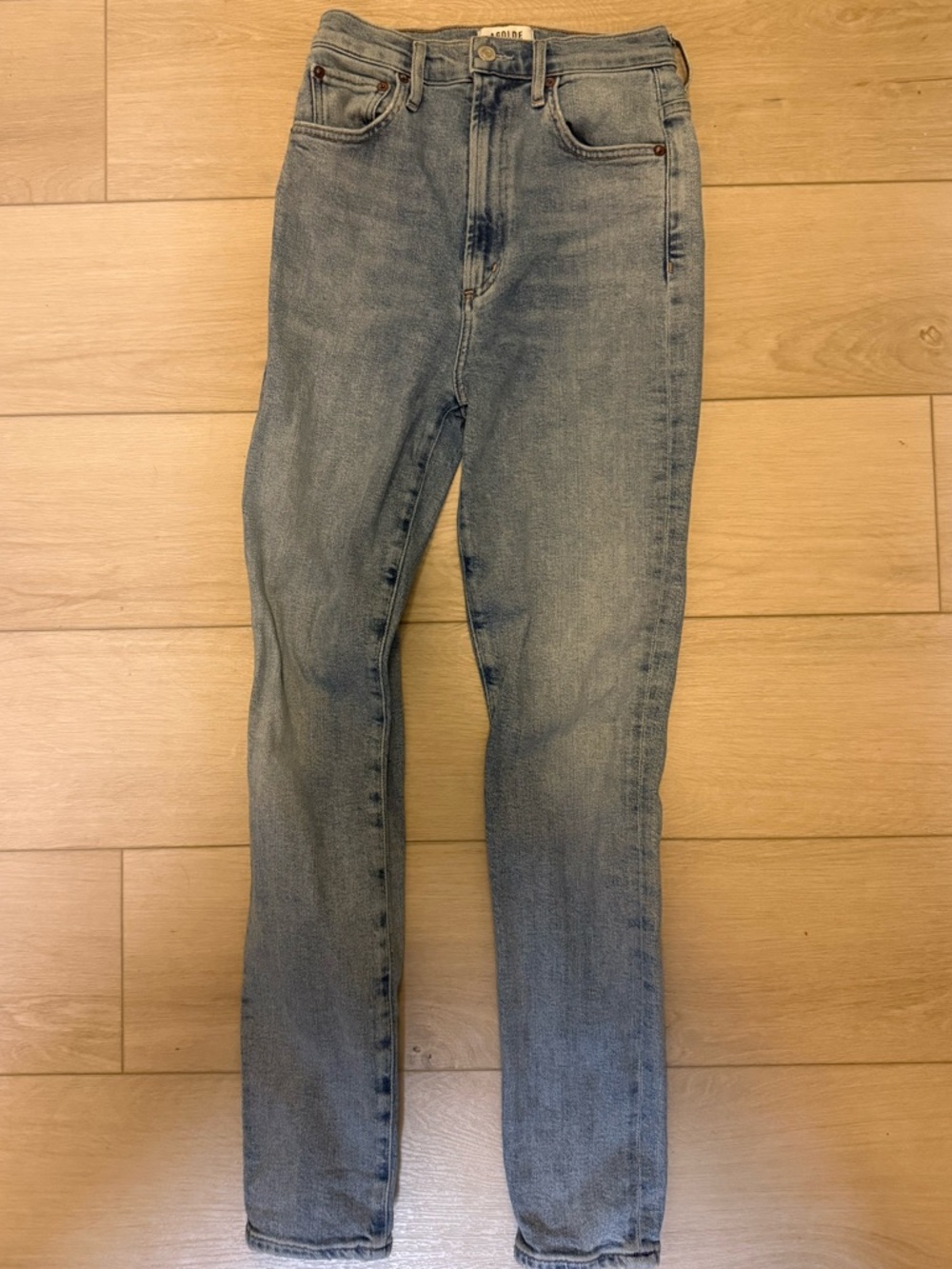 Agolde Pinch Waist High Rise Skinny Jeans - 25